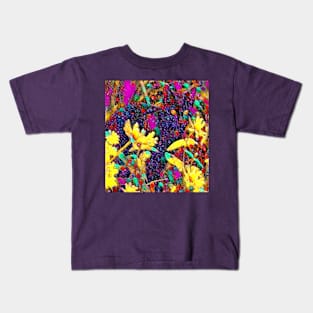 Cat in Garden Kids T-Shirt